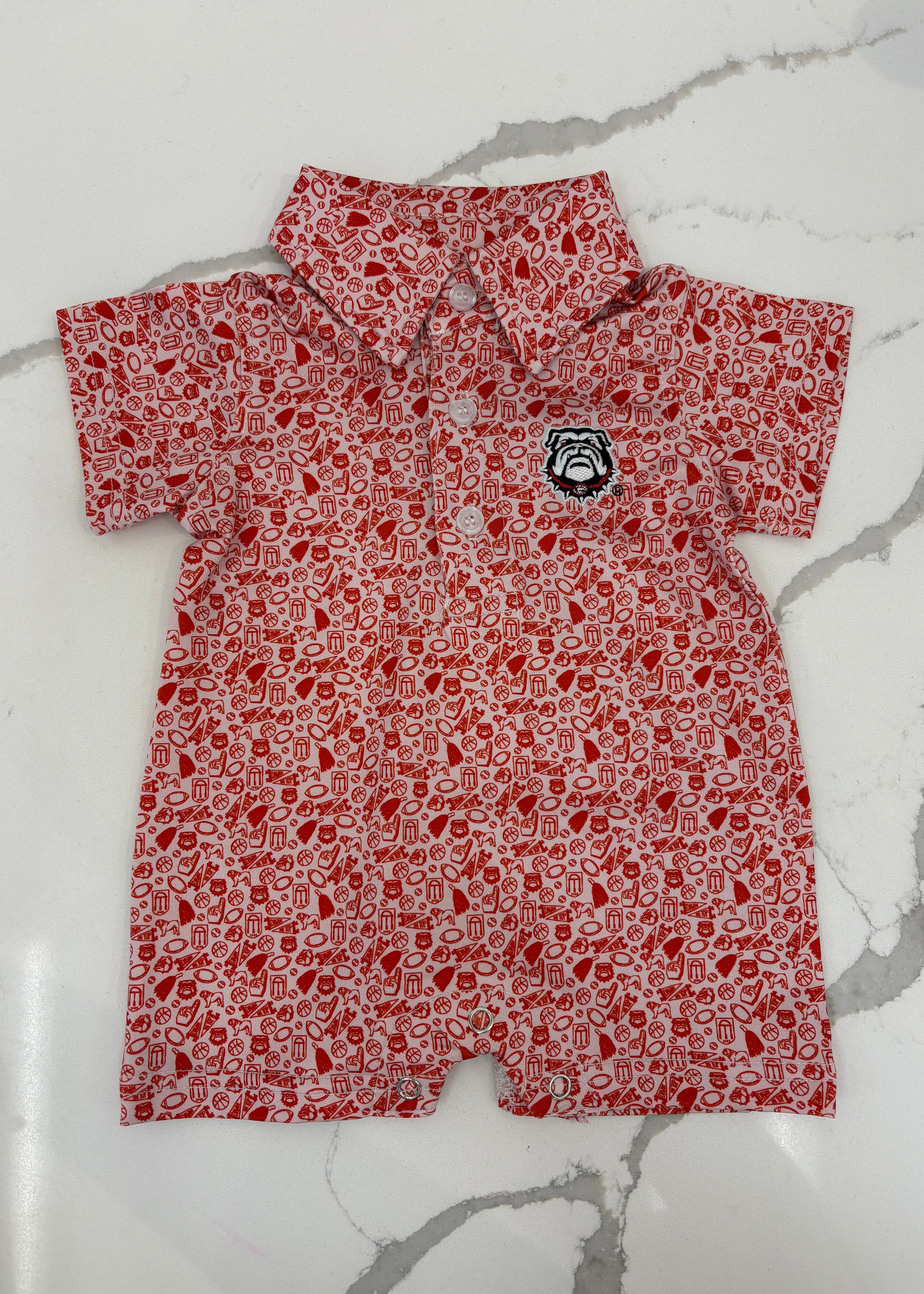 The James Romper Georgia