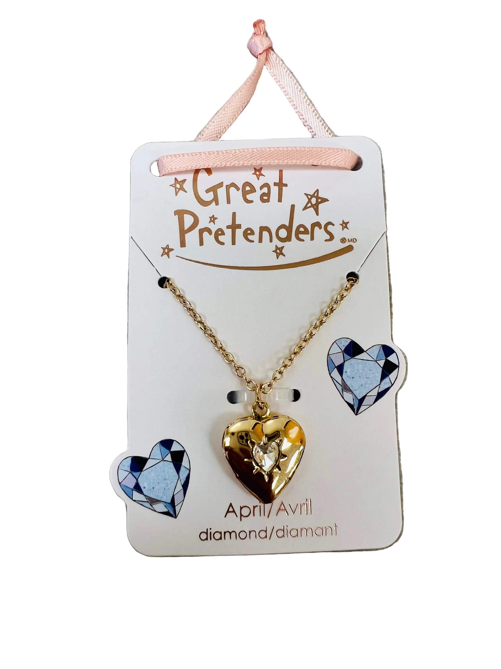 Birthstone Heart Locket Necklace