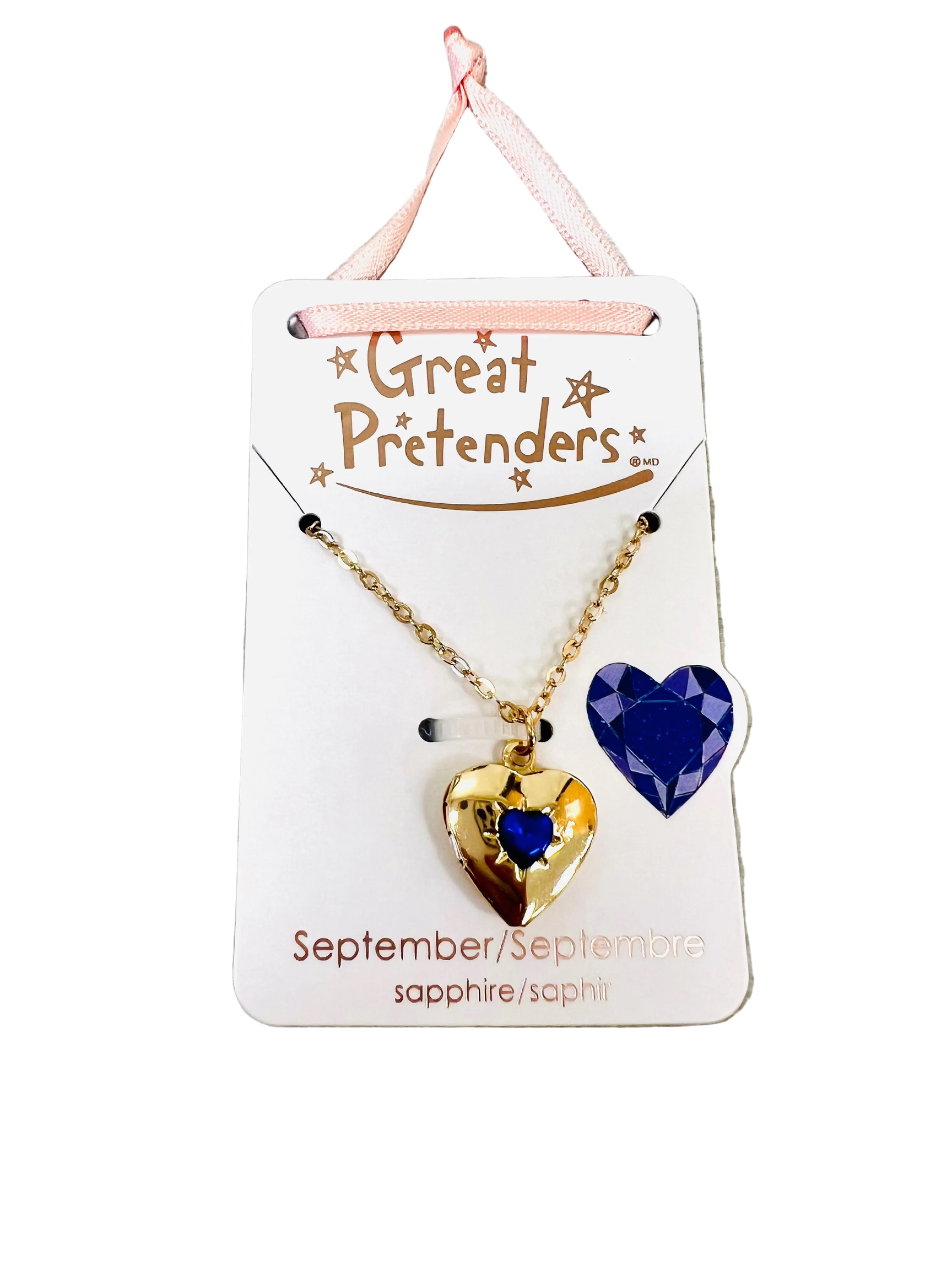 Birthstone Heart Locket Necklace