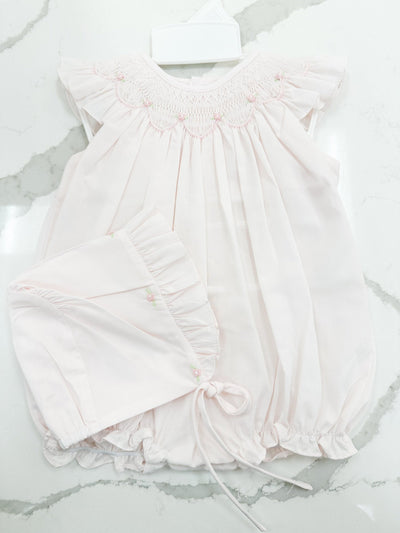 Rebecca Smocked Flutter Bubble