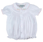 Preemie Smocked Scallop Bubble