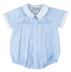 Preemie Embroidered Train Creeper