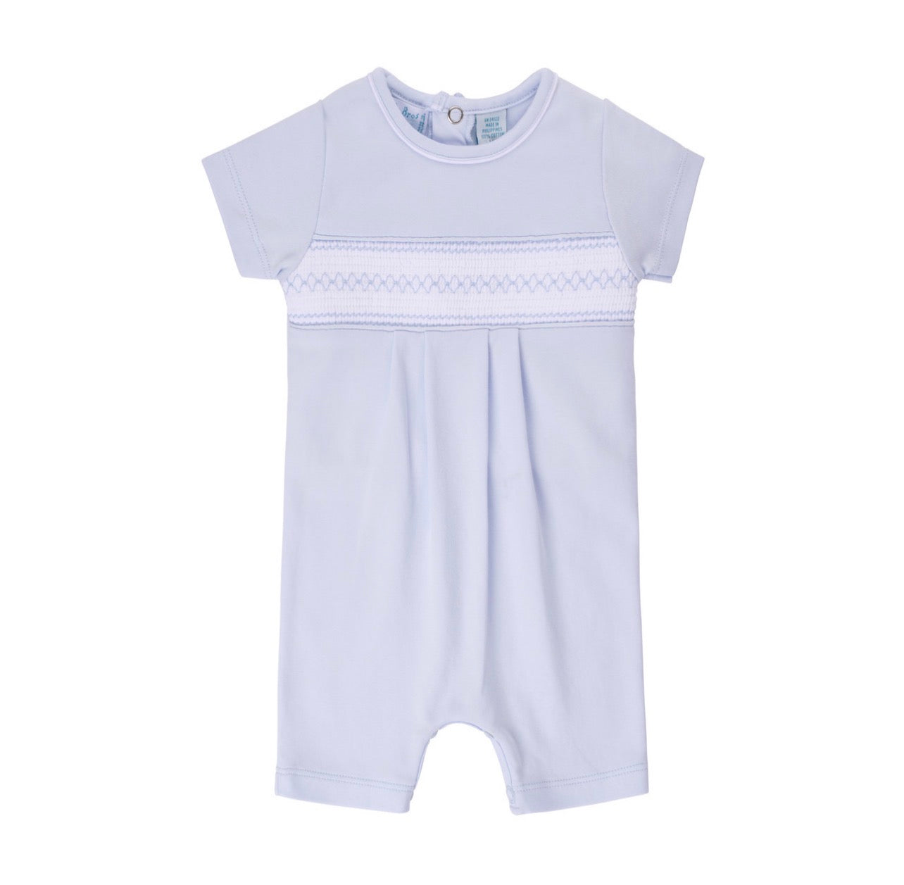 Smocked Argyle Shortall