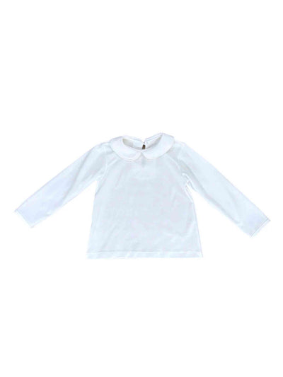 Boys White Knit Top