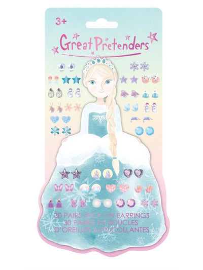 Frosty Sister Stick on Earrings
