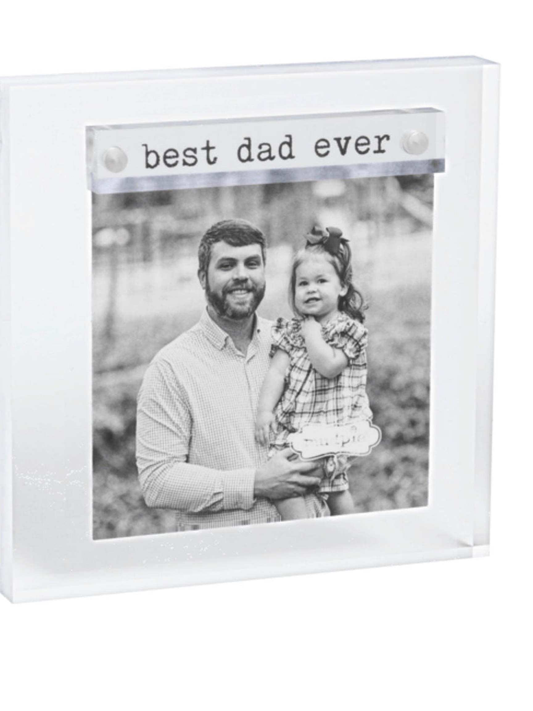 Best Dad Ever Mini Acrylic Frame