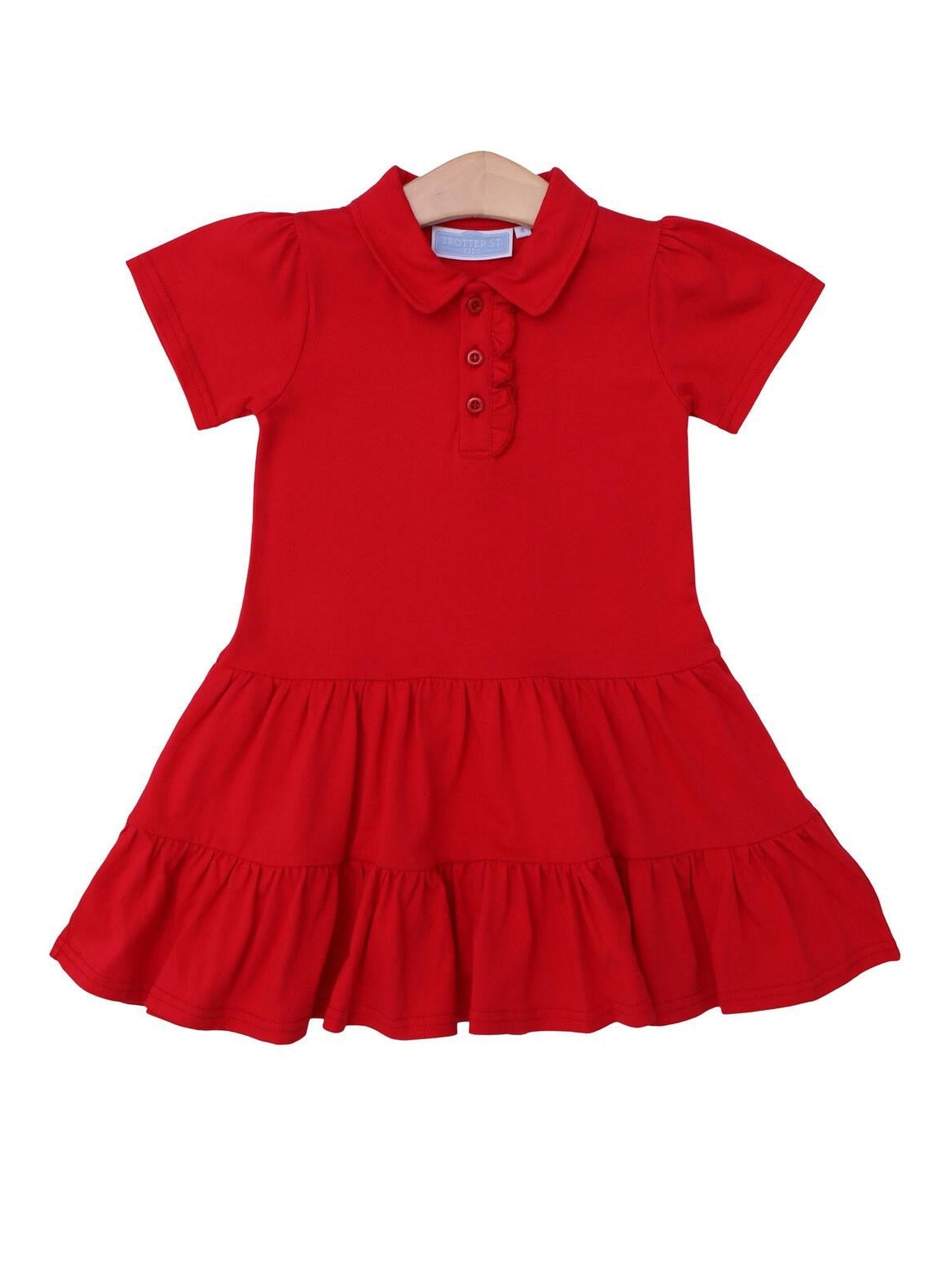 Ruffle Polo Dress