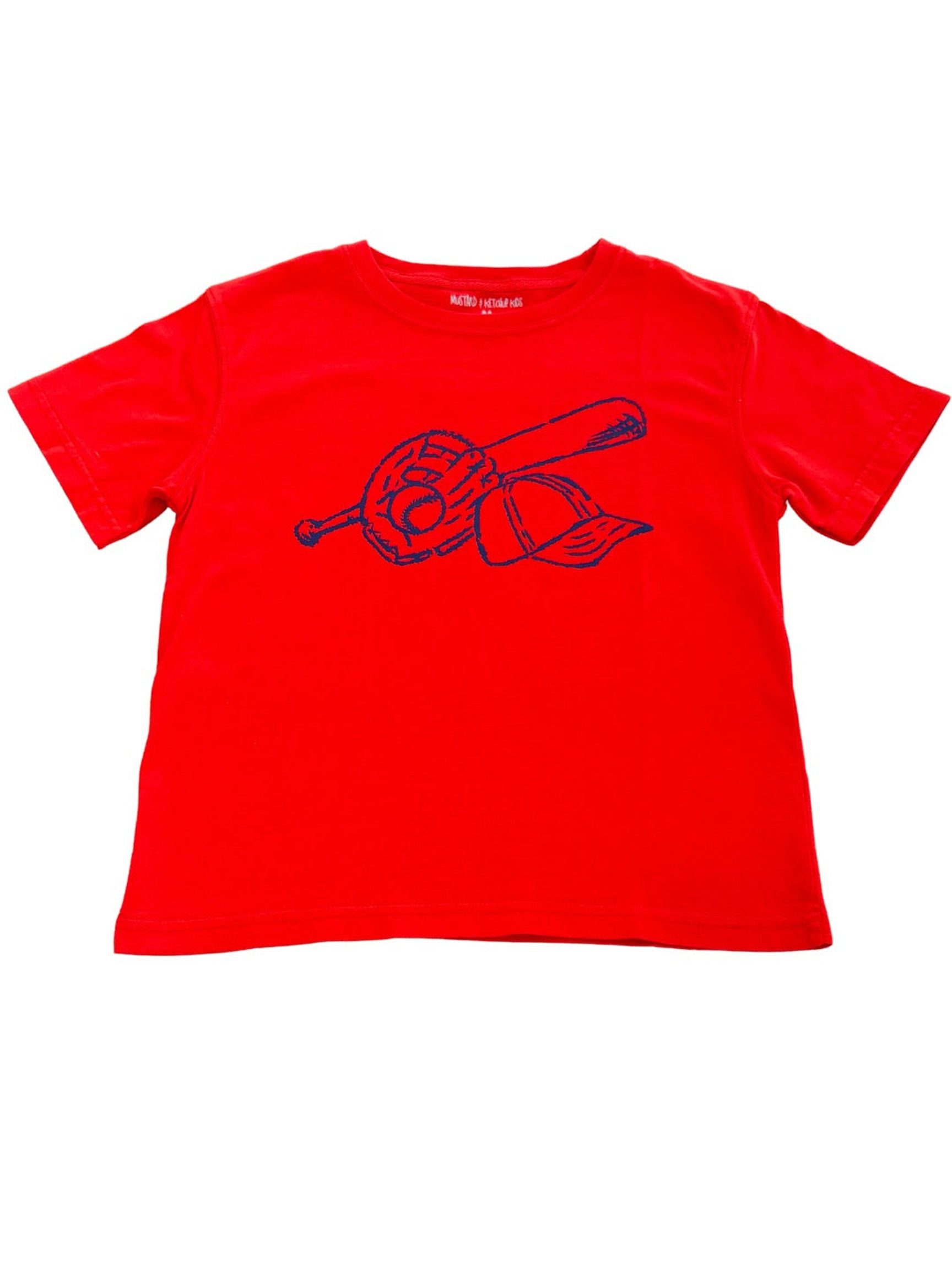 Red Baseball S/S T-Shirt