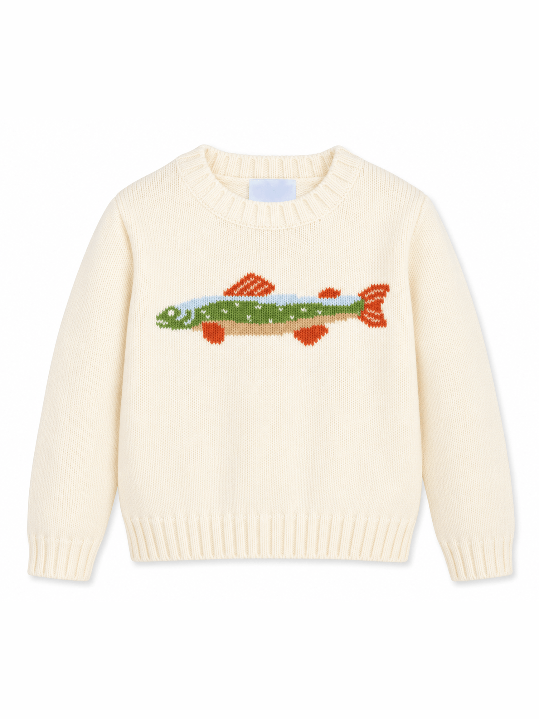 Intarsia Sweater - Brook Trout