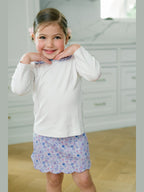 PRE-ORDER Iris Garden Scallop Skort