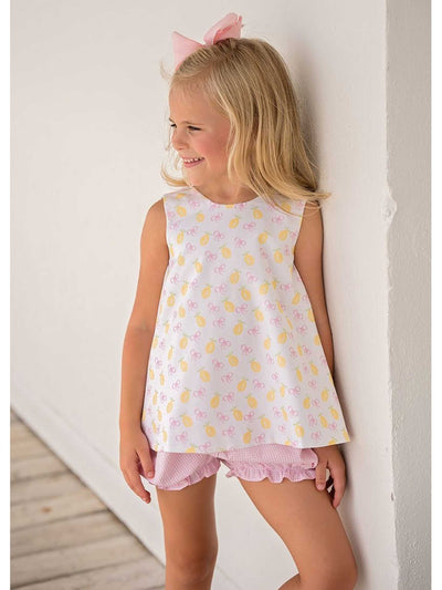 PRE-ORDER Lottie Bloomer/Banded Short Set- Lemons