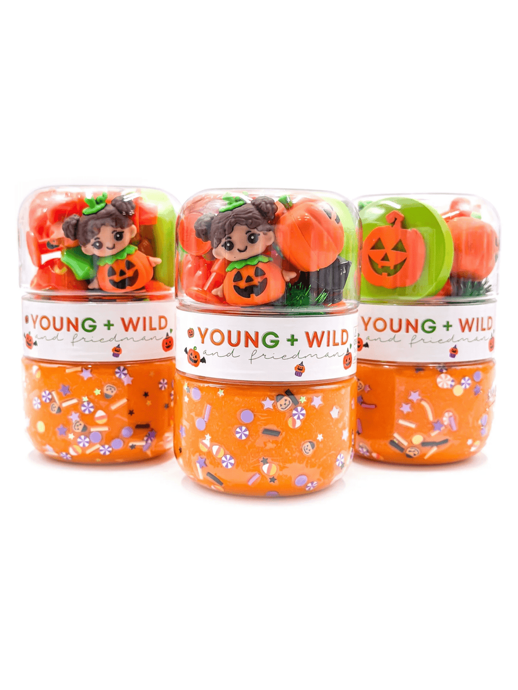 Jack-O-Lantern Grab & Go Dough Jar