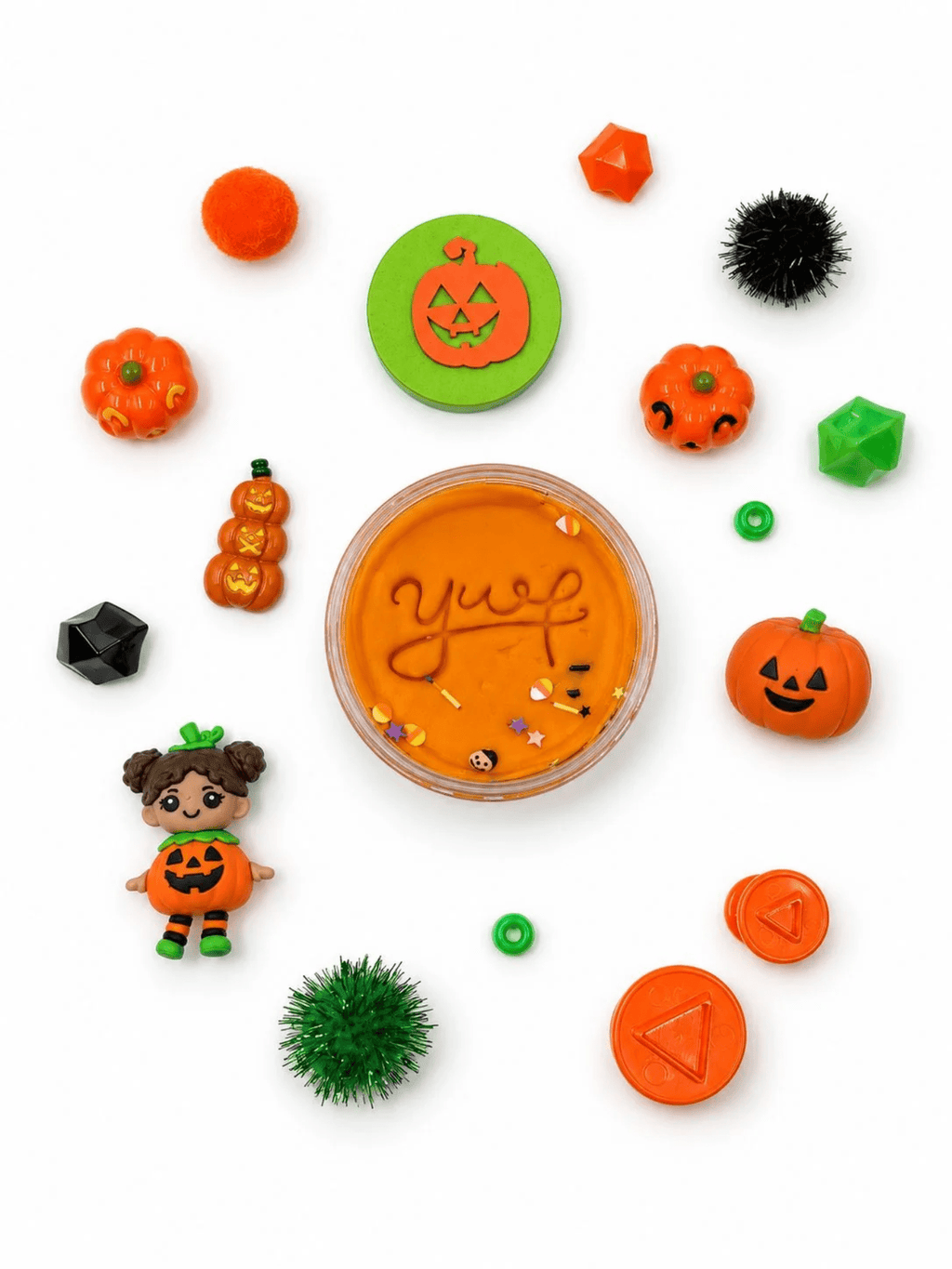 Jack-O-Lantern Grab & Go Dough Jar