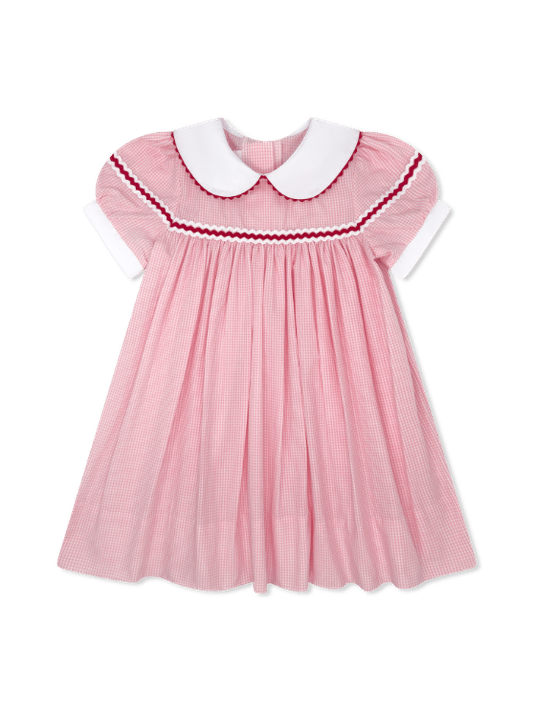 Kendall Dress - Classic Pink Minigingham
