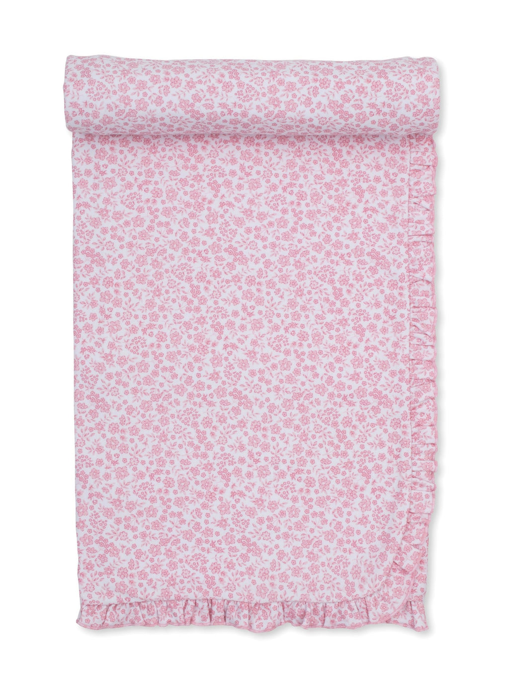 Fall in Blooms Print Receiving Blanket with Ruffle
