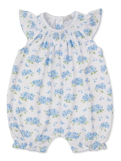 Heavenly Hydrangeas Blue Short Playsuit