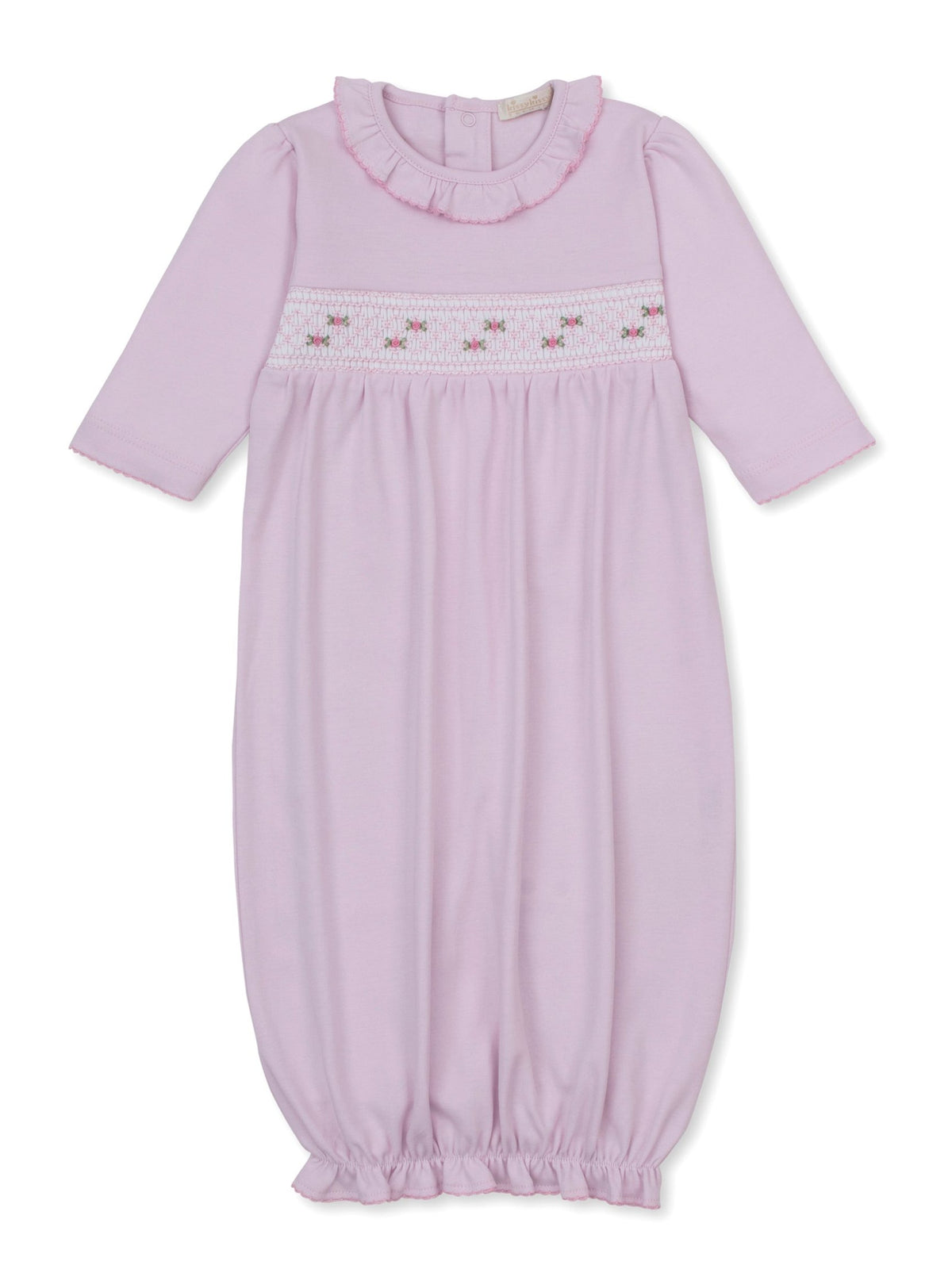 Hand Smocked CLB Charmed Pink Sack Gown