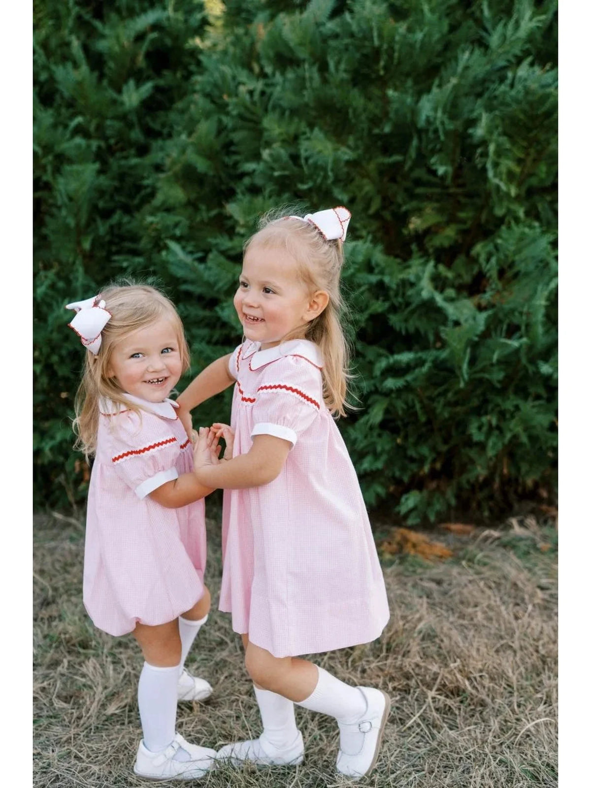 Kendall Bubble - Classic Pink Minigingham