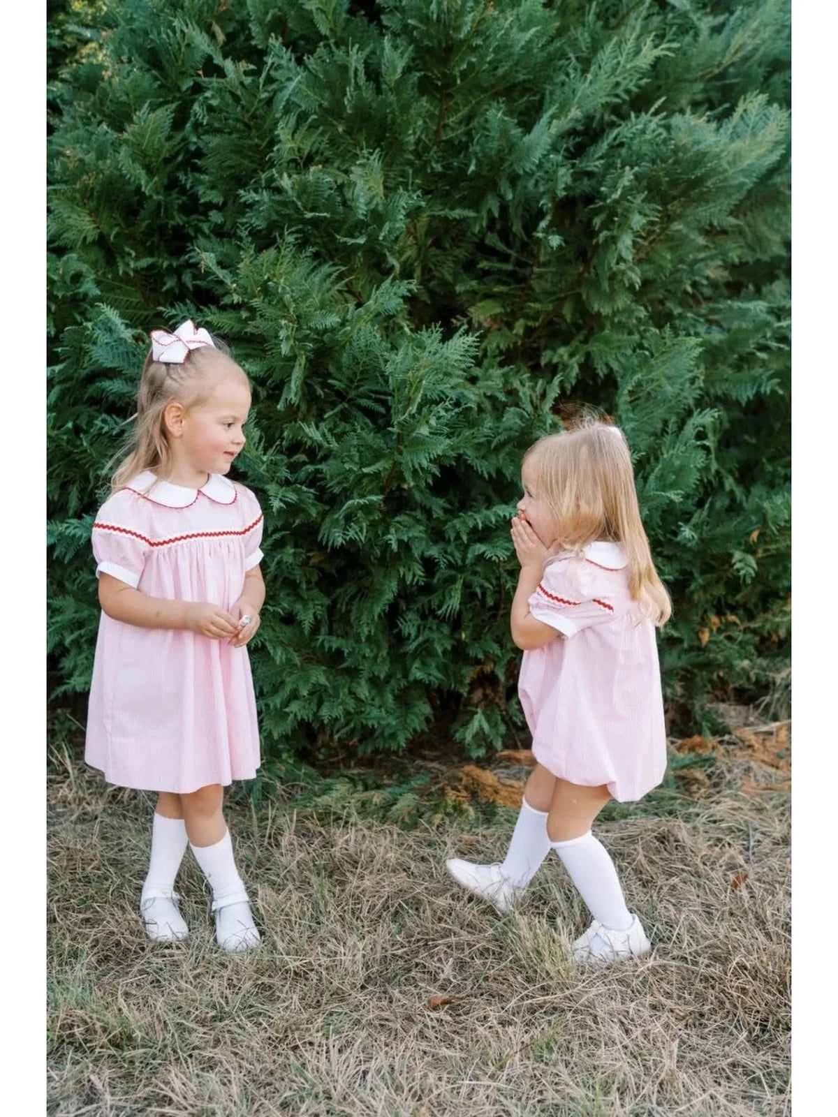 Kendall Dress - Classic Pink Minigingham