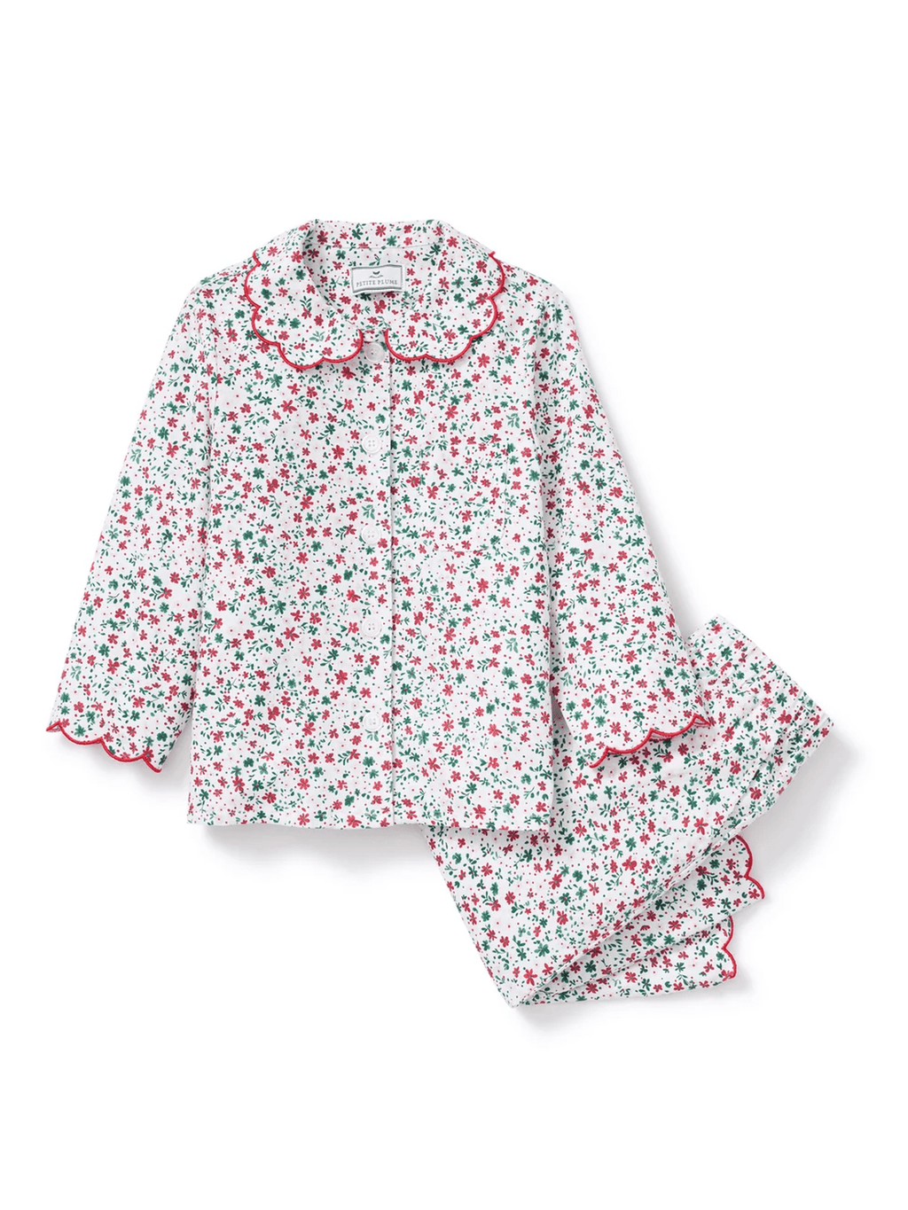 Kid's Twill Colette Pajama Set in Winter Garden