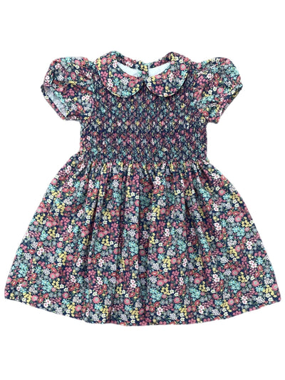 PRE-ORDER Everly Smocked Dress- Floral