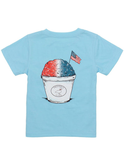 LD American Chillin S/S T-Shirt - Aqua