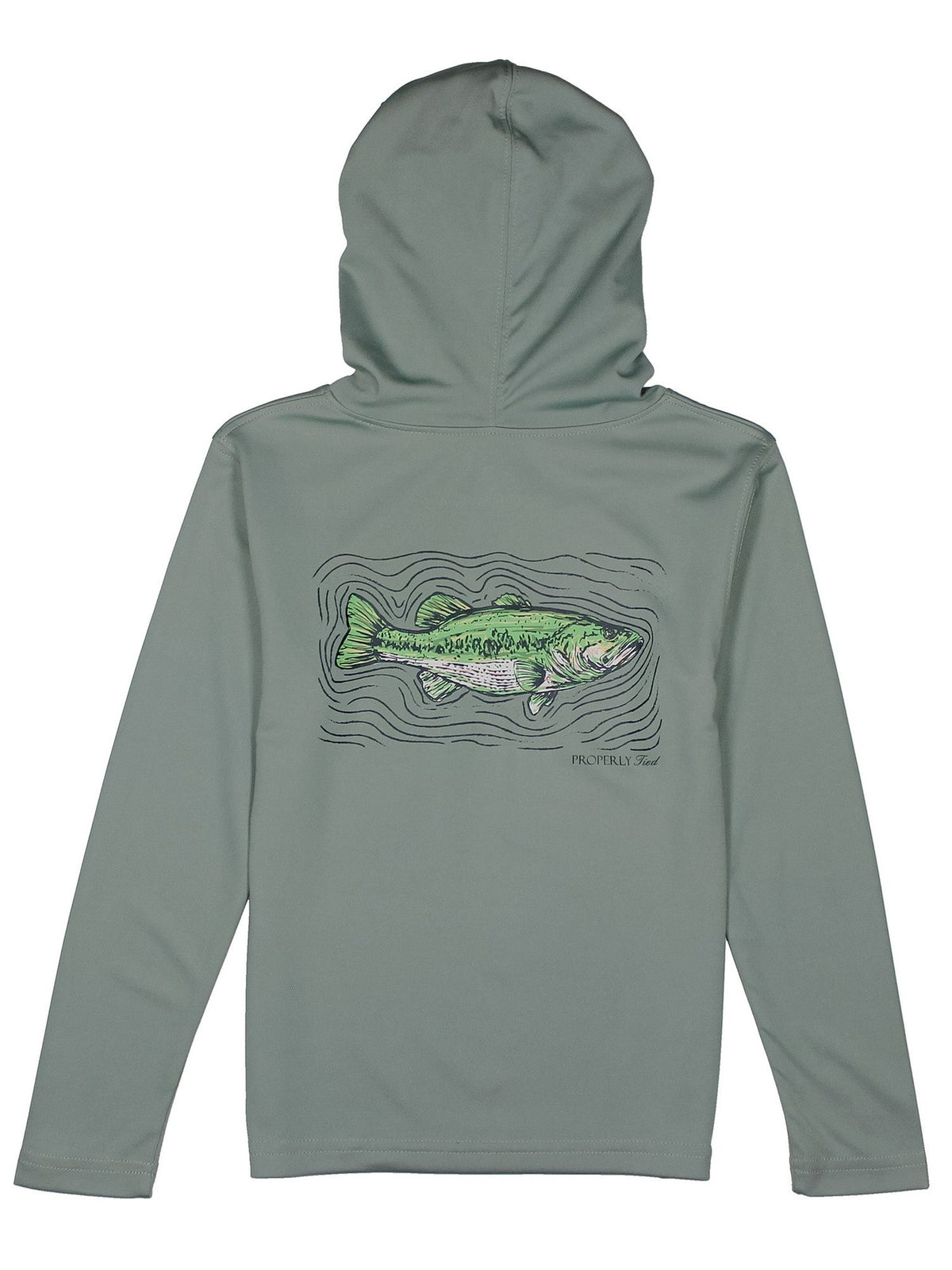 Boys Shade Performance Hoodie - Spotted Bass