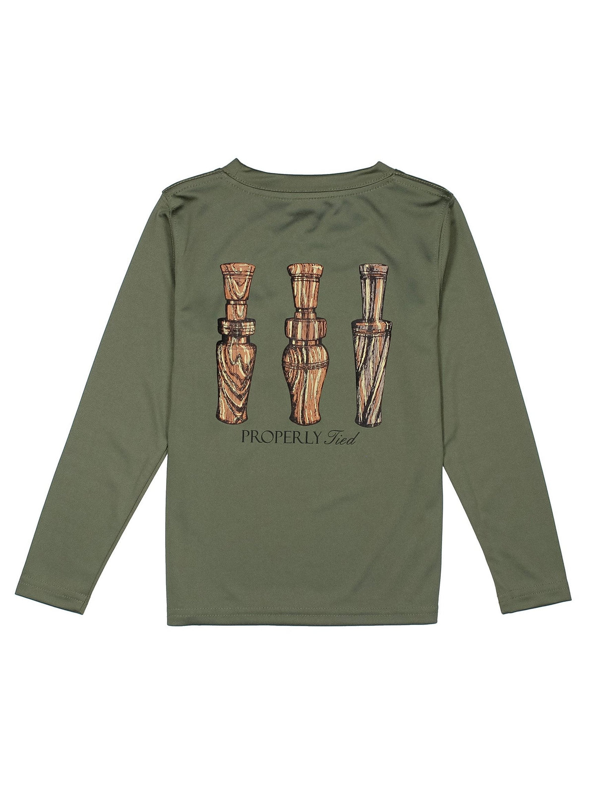 Boys Performance Tee LS Duck Calls