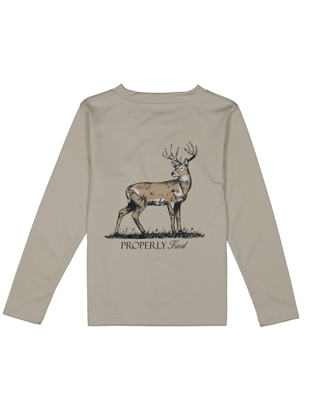 Boys Performance Tee LS - Whitetail