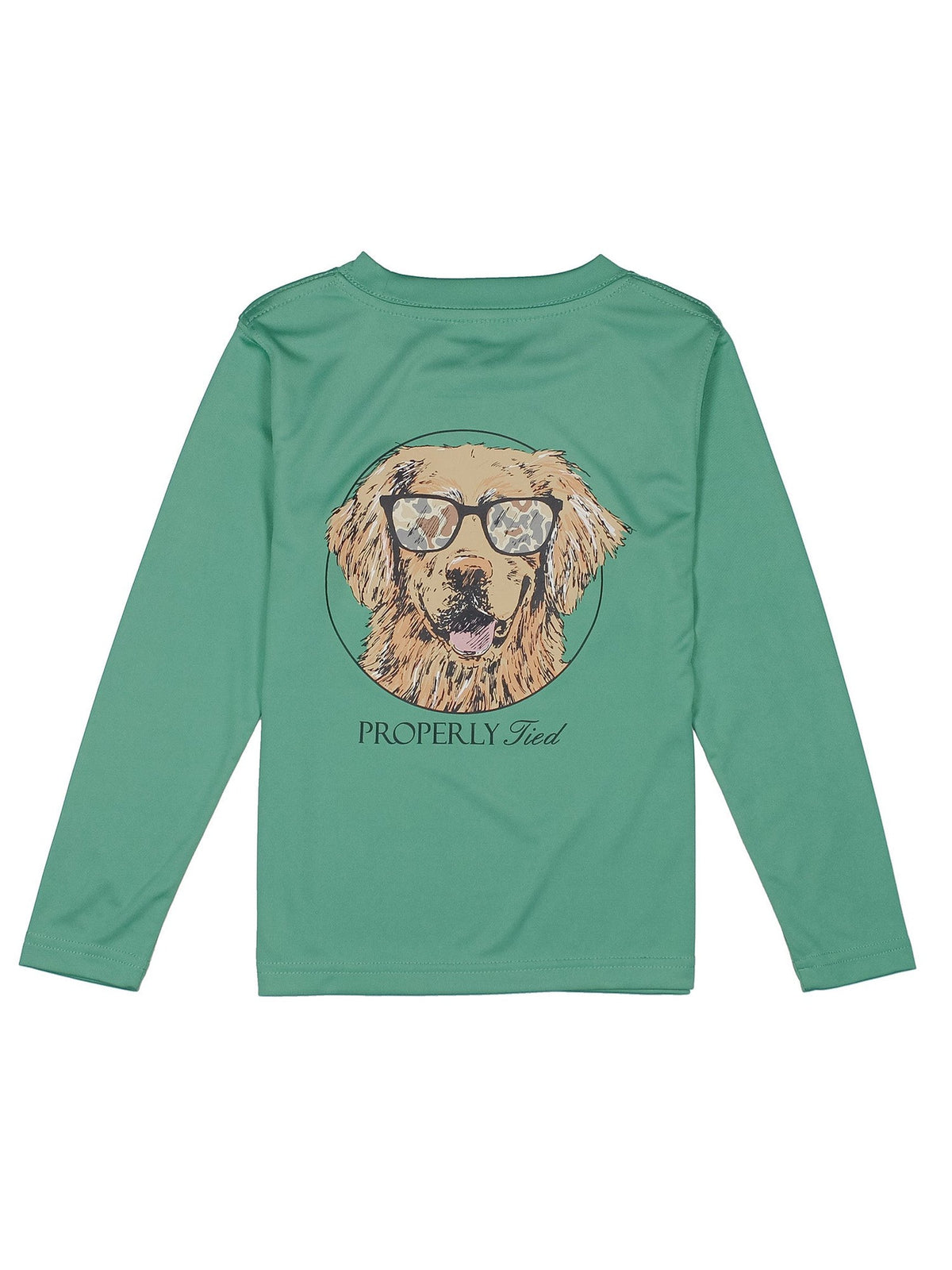Boys Performance Tee LS Camo Companion