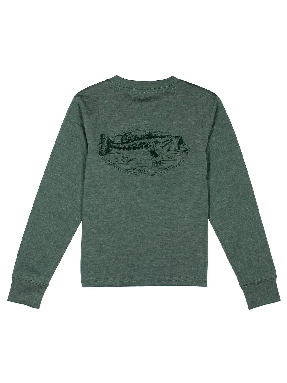 Boys Portland Pocket Tee LS - Bass Mount