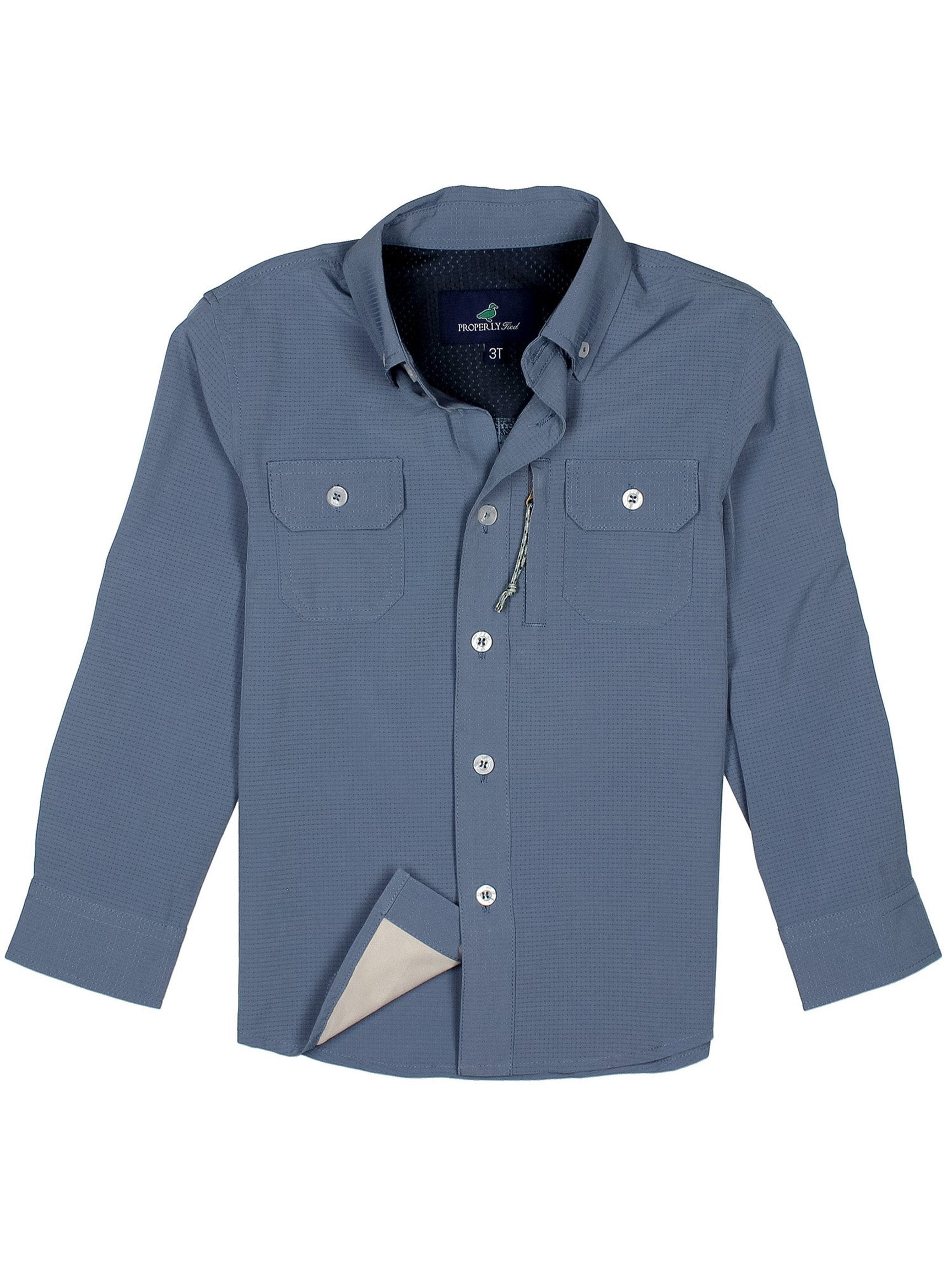 Boys Reeltech Fishing Shirt