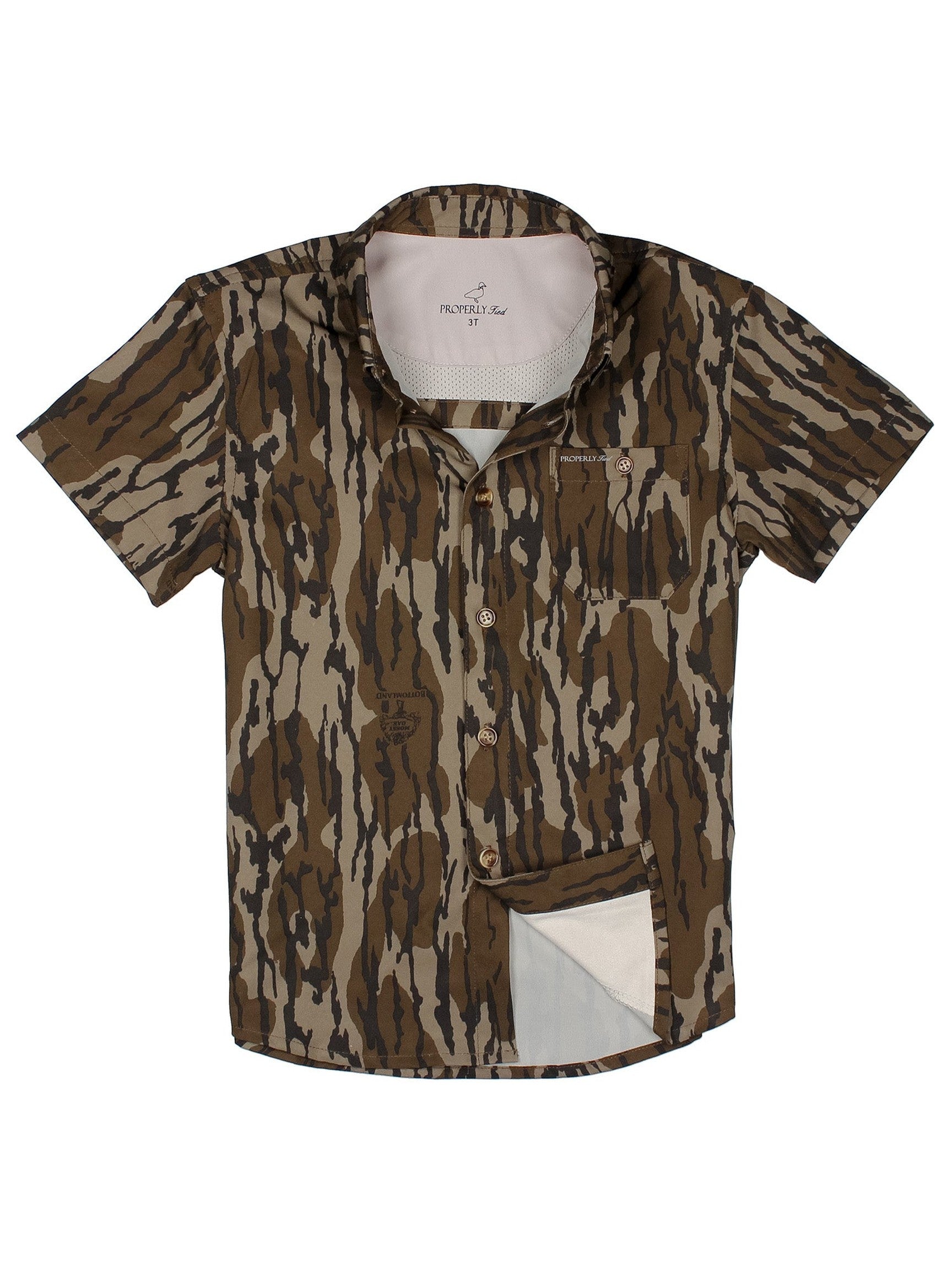 Boys Sportsman Field Shirt Mossy Oak