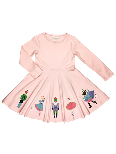 Nutcracker Celebration Dress - Rose Shadow