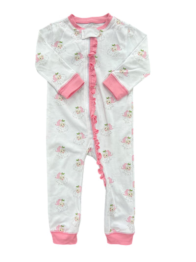 PRE-ORDER One Piece Jammies-Pink Santas