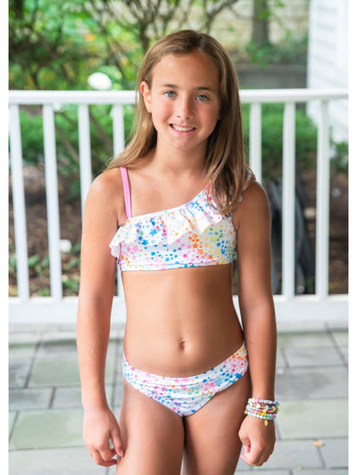 PRE-ORDER Lara Two-Piece Swimsuit - Stars - Posh Tots Children's Boutique