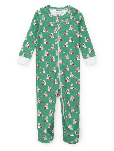 PRE-ORDER Parker Zipper Pajama - Santa's Helper