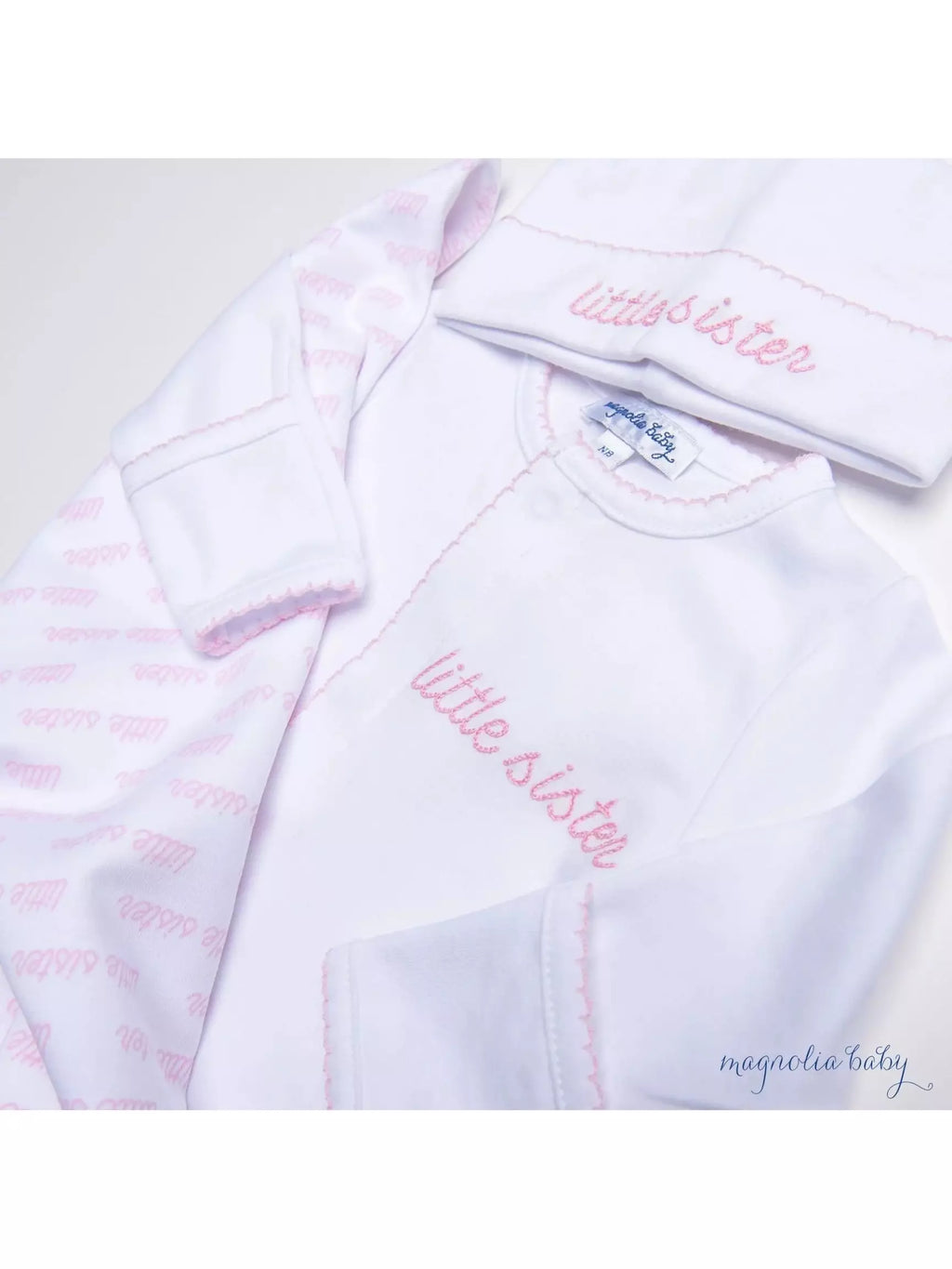Big and Little Embroidered Converter - Pink