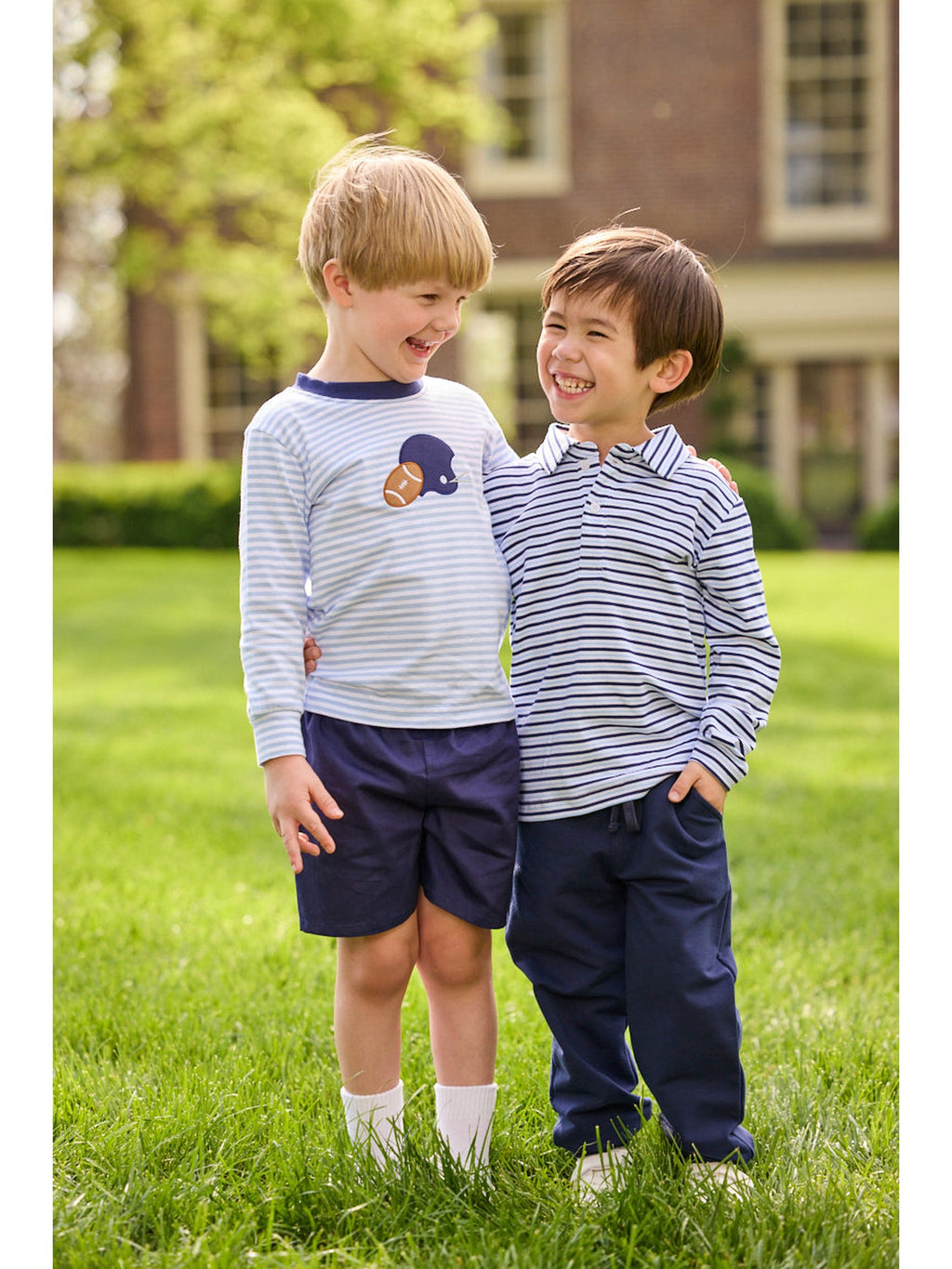 Football Helmet Applique T-Shirt