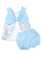 PRE-ORDER Lottie Bloomer/Banded Short Set - Rainbow Stars