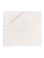 Lux Pointelle Knit Blanket