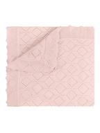 Lux Pointelle Knit Blanket