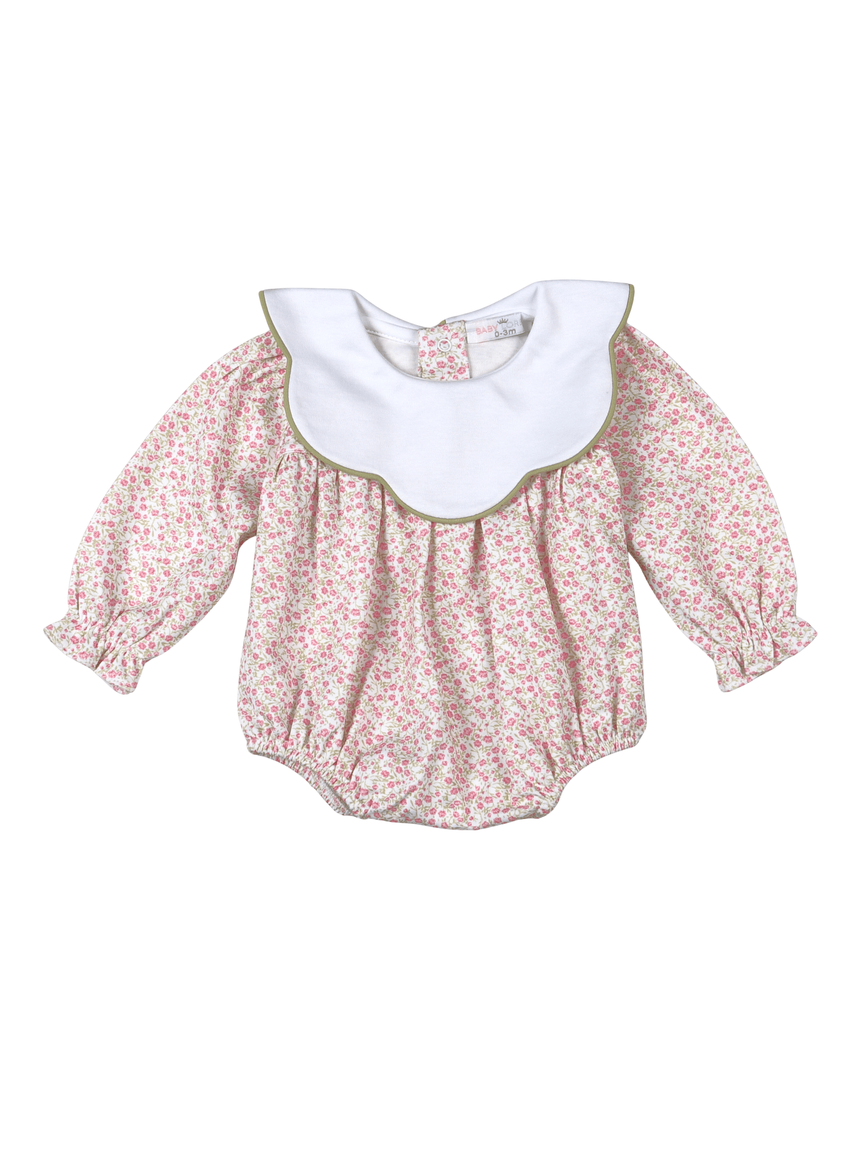 Melody Pima Scallop Collar Bubble