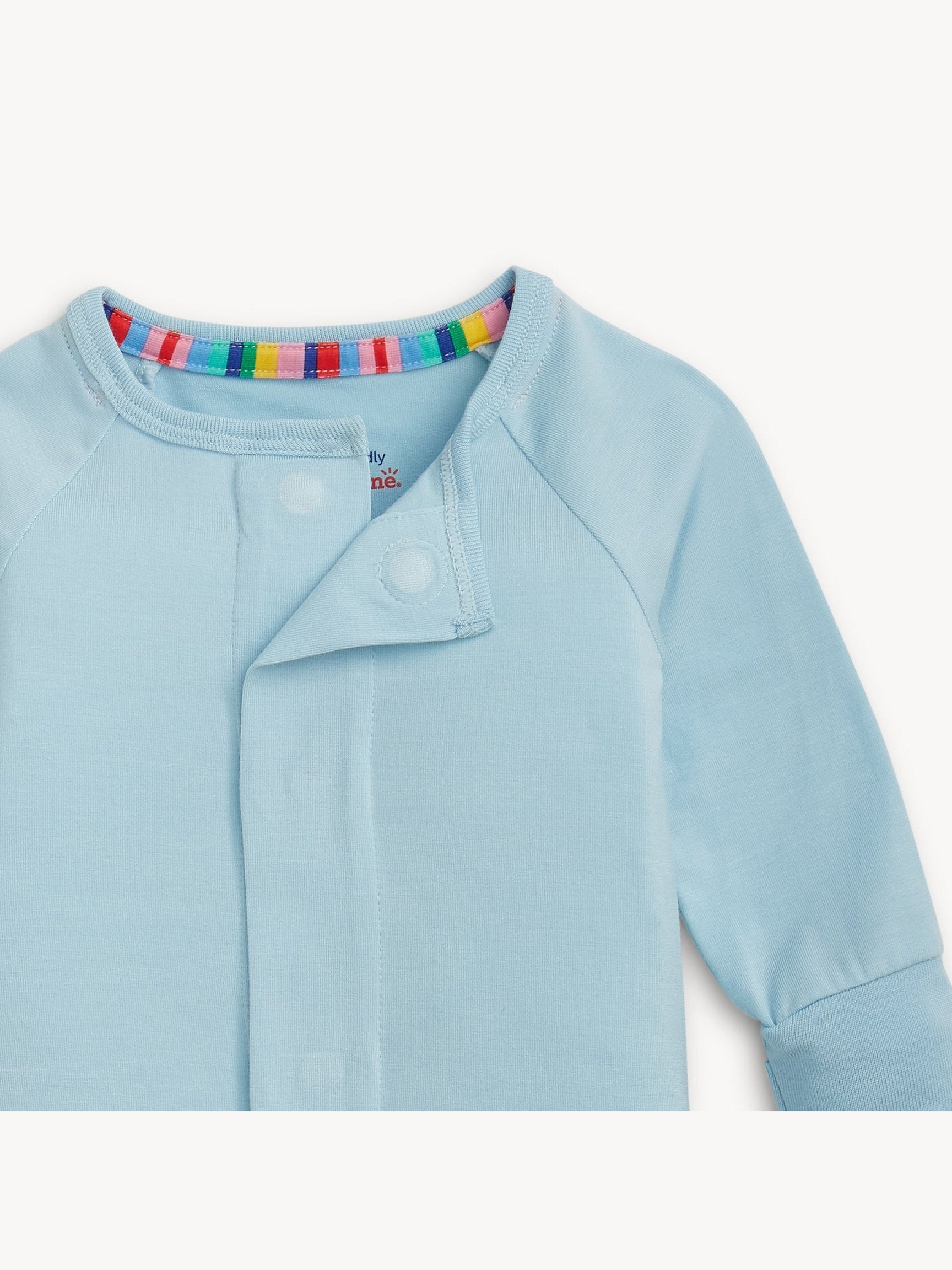 Baby Blue Modal Magnetic Convertible Coverall