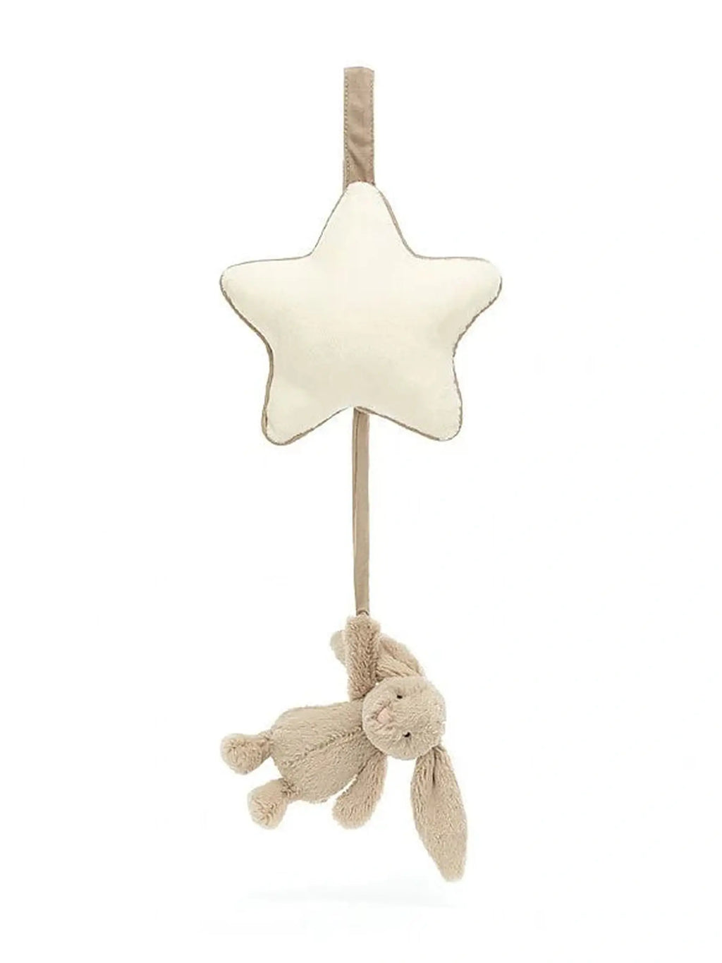 Bashful Beige Bunny Musical Pull