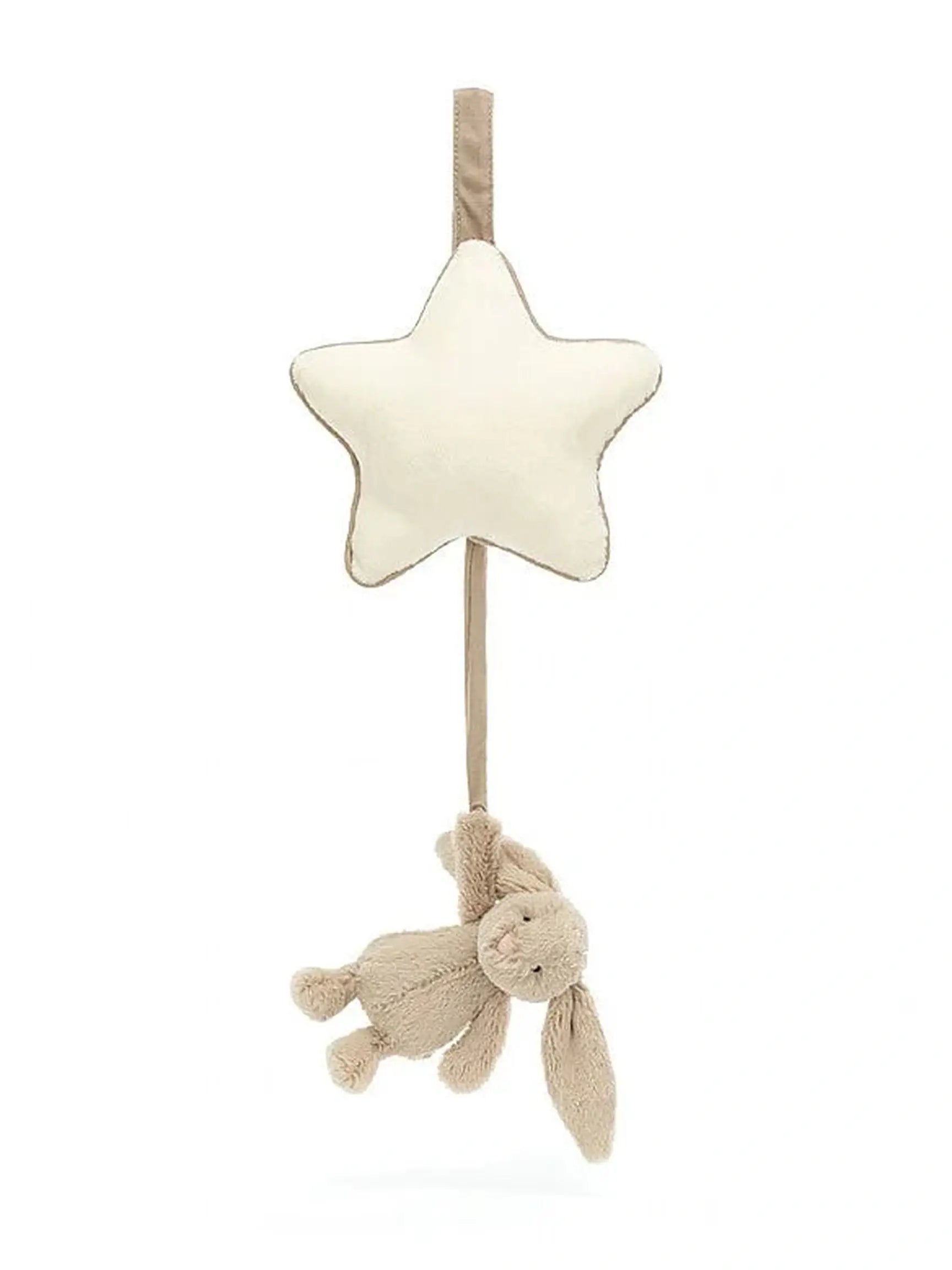 Bashful Beige Bunny Musical Pull