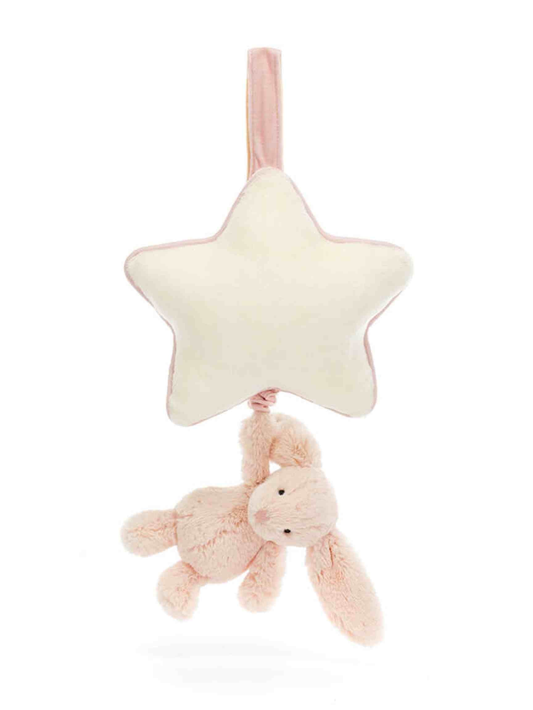 Bashful Blush Bunny Musical Pull - Posh Tots Children's Boutique