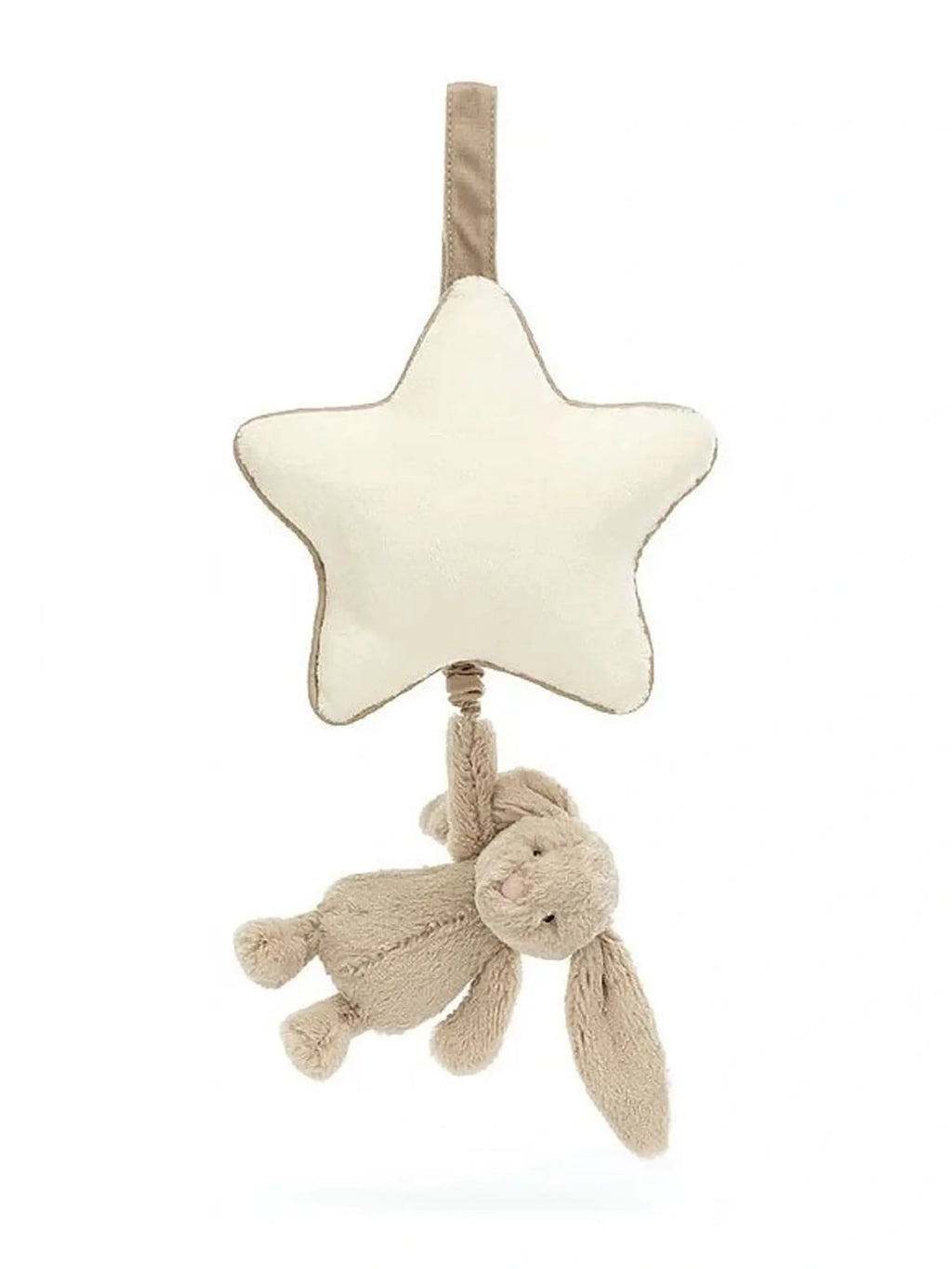 Bashful Beige Bunny Musical Pull