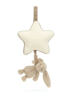 Bashful Beige Bunny Musical Pull