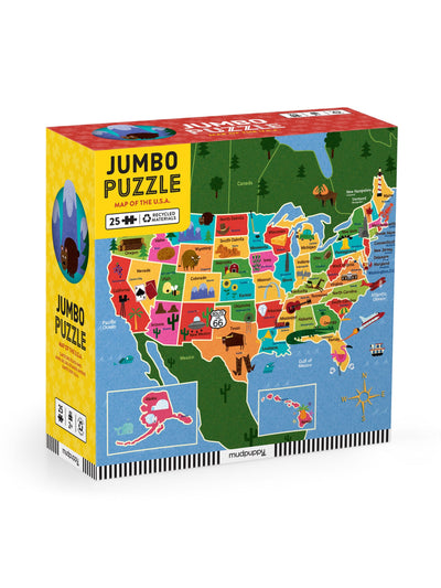 Map of the USA Jumbo Puzzle